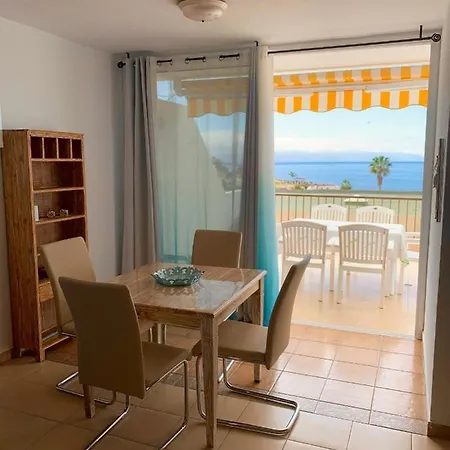 Ocean View, Grosse Sonnenterrasse, Meerblick, Tamara Komplex, Teneriffa Sued, Gigantes, 500m Strand, Pool, 300m Zum Ort, Ruhig Appartement