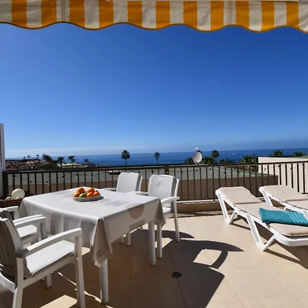 Appartement Ocean View, Grosse Sonnenterrasse, Meerblick, Tamara Komplex, Teneriffa Sued, Gigantes, 500m Strand, Pool, 300m Zum Ort, Ruhig *